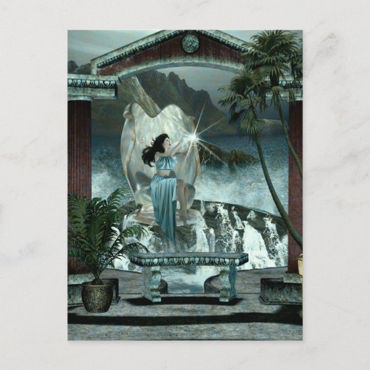 神々からの贈り物3Dファンタジー ポストカード (正面)