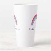 神々が約束する虹 | カフェラテマグ (正面)