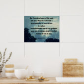 神々しい言葉を使う ポスター (キッチン)