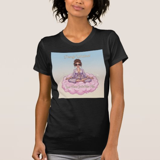 神々しく気にしない – 内なる平和が新しい強さ  Tシャツ (正面)
