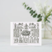 神々と神話的な生き物 ポストカード (スタンド正面)