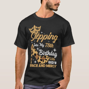 神々と私の78誕生日にステップインGrace Leo Tシャツ