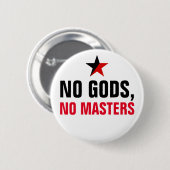 神々なし、マスターなし 缶バッジ (正面&裏面)