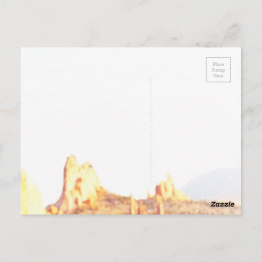 神々のはがきの庭 ポストカード (裏面)