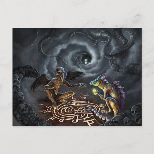 神々のゲーム ポストカード (正面)