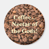 神々のコーヒーの蜜！ マグネット (正面)