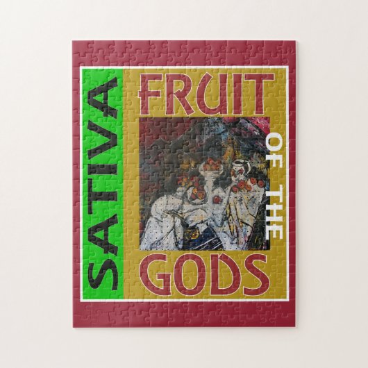 神々のサティバの果実 ジグソーパズル (縦)