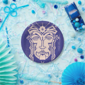 神々のマーキュリーメッセンジャーギリシャ神話ブルー ペーパープレート (パーティー)