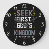 神々の国を求める ラージ壁時計 (正面)