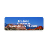 神々の園住所 シール (正面)