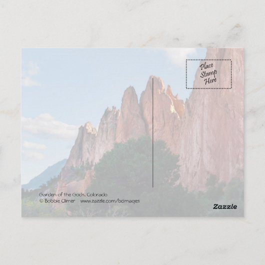 神々の園 ポストカード (裏面)