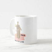 神々の女王、ヘラ コーヒーマグカップ (正面左)