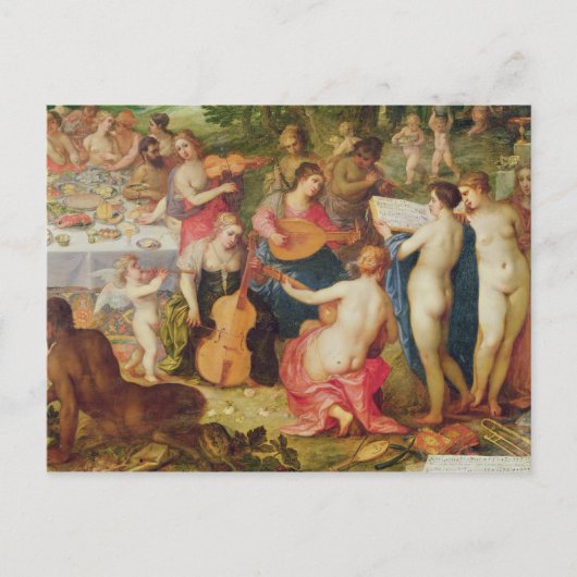 神々の宴 ポストカード (正面)