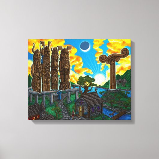 神々の帰還 – Canvas Print キャンバスプリント (正面)