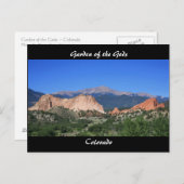 神々の庭からコロラド葉書を見る ポストカード (正面/裏面)