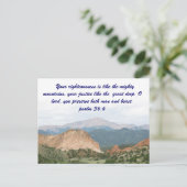 神々の庭からピーク ポストカード (スタンド正面)