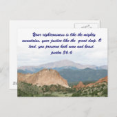 神々の庭からピーク ポストカード (正面/裏面)