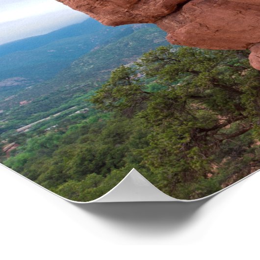 神々の庭と山 ポスター (角)