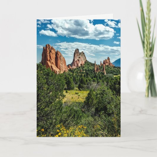 神々の庭のすべての行事グリーティングカード カード (正面)