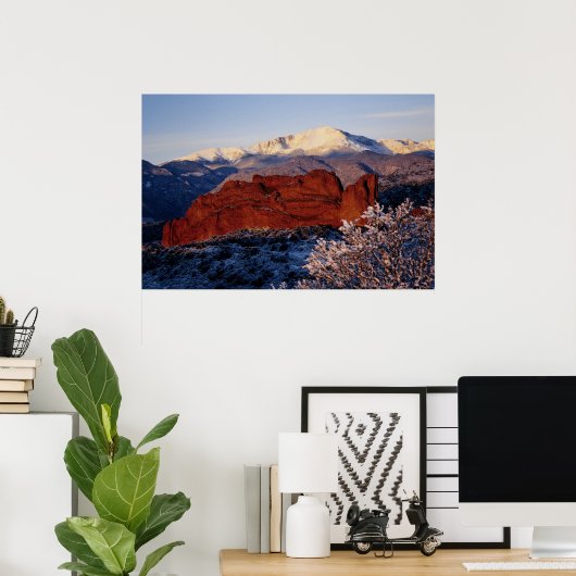 神々の庭の日の出 ポスター (ホームオフィス)