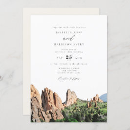 神々の庭の水の色スカイライン結婚 招待状