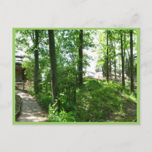 神々の庭 – イリノイ州南部 ポストカード (正面)