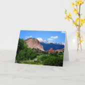 神々の庭 – コロラド空白の風光明媚 カード (黄色い花)