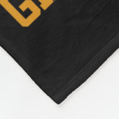 神々の恵みと私によって私の引退に踏み込む フリースブランケット (角)