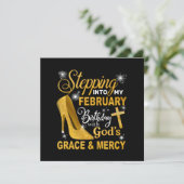 神々の恵みによって2月誕生日に入る 招待状 (スタンド正面)