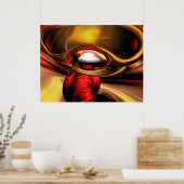 神々の抽象芸術ポスター ポスター (キッチン)