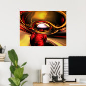 神々の抽象芸術ポスター ポスター (ホームオフィス)