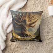 神々の木の平和は全てを上回る クッション (ブランケット)
