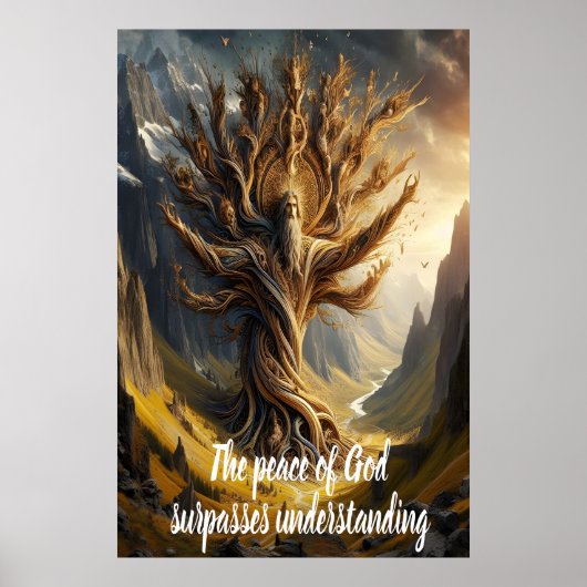 神々の木の平和は全てを上回る ポスター (正面)