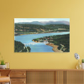 神々の橋の空中眺め キャンバスプリント (インサイチュ (リビング))