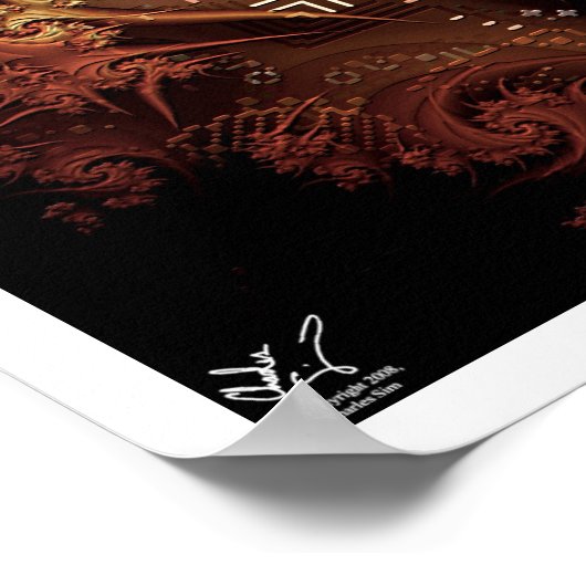 神々の神殿 ポスター (角)