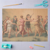 神々の踊りと雲の女神 薄葉紙 (クラフト)