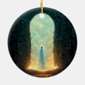 神々の門ファンタジーSFセラミックオーナメント セラミックオーナメント (裏面)