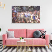 神々の饗宴(キャンバス上の油) キャンバスプリント (インサイチュ (リビング))