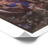 神々の饗宴(キャンバス上の油) ポスター (角)