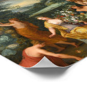 神々の饗宴、女神フローラへのオマージュ ポスター (角)