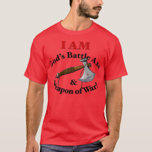 神々は斧と武器を戦うドライクラシック Tシャツ