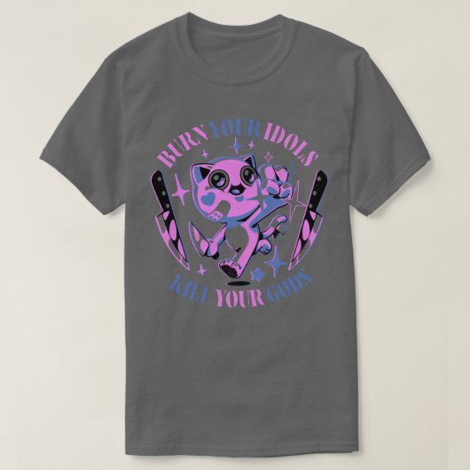 神々を殺すこと Tシャツ (デザイン正面)
