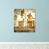 神々オシリスとアタムの墓から キャンバスプリント (インサイチュ (ウッドフロア))