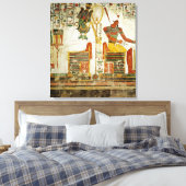神々オシリスとアタムの墓から キャンバスプリント (インサイチュ (寝室))