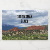 神々カスタムの園グルマン・ギフト リキュールボトルラベル (シングルラベル)