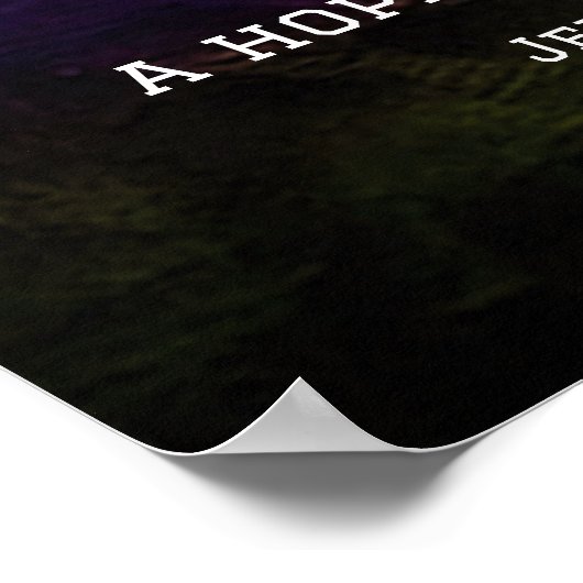 神々パーソナライズされたはエレミヤ29:11キリスト教徒を計画する ポスター (角)