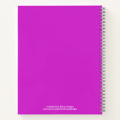 神々パーソナライズされた愛フローラ祈りの言葉日記 ノートブック (裏面)