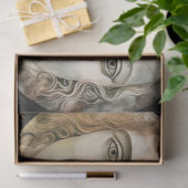 神々初期の天空の芸術のデコパージュ 薄葉紙 (ギフト)