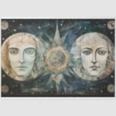 神々初期の天空の芸術のデコパージュ 薄葉紙 (正面)