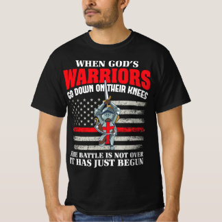 神々戦士キリスト教アメリカ軍人U.S. Flag Bi Tシャツ